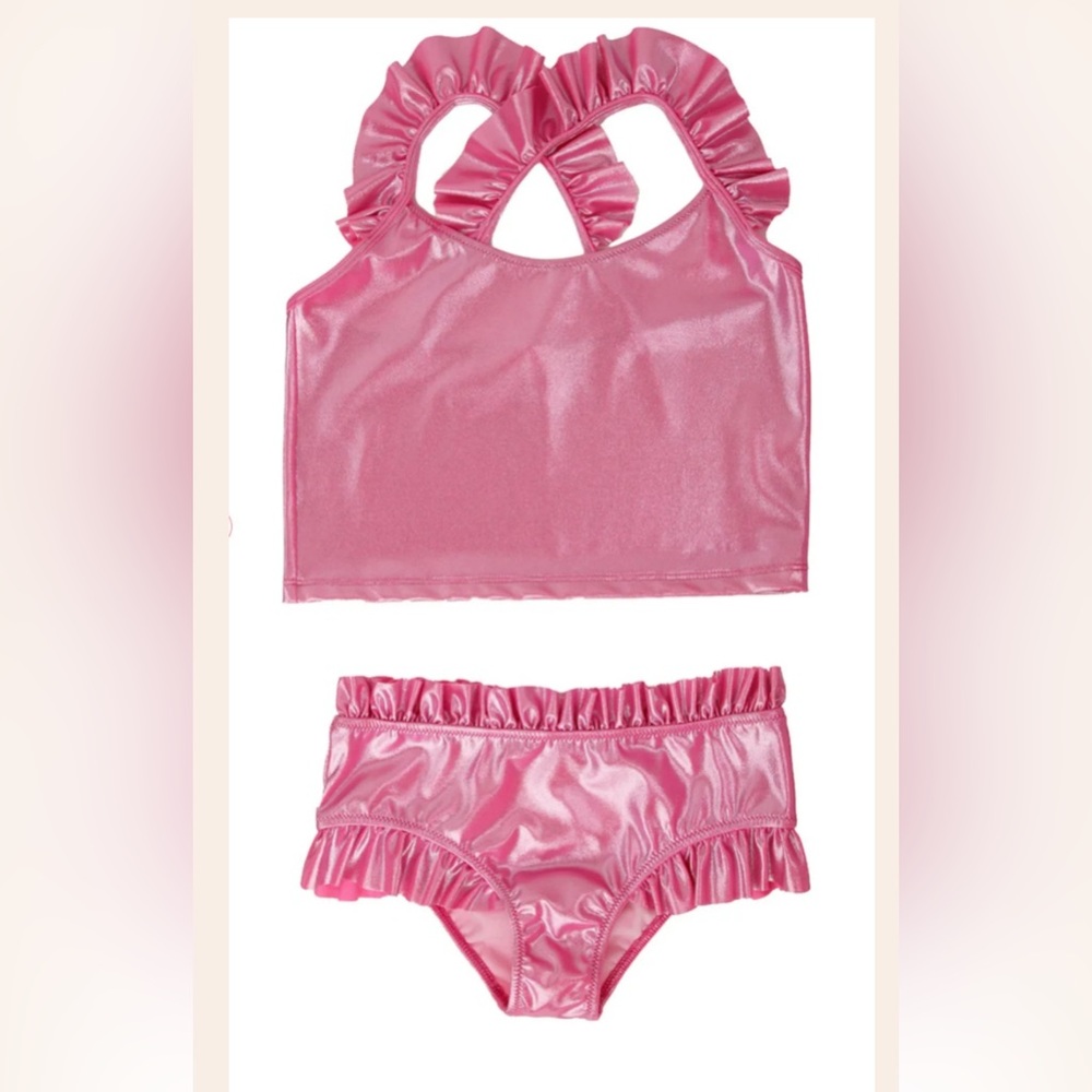 NWT Piccoli Principi Arianna Glossy Girls Swimsuit